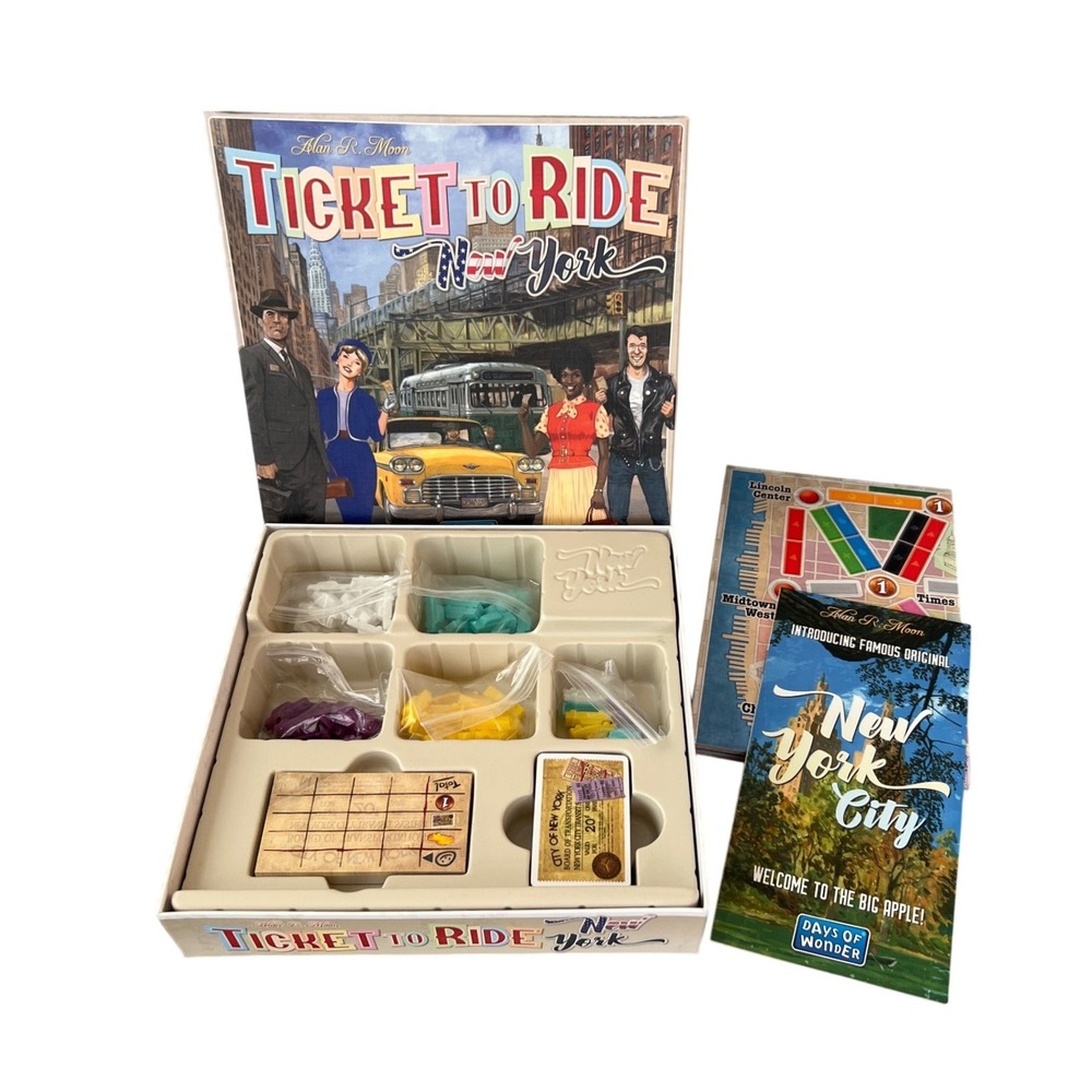 Ticket to Ride New York Board Game Days of Wonder Strategy NYC Taxis